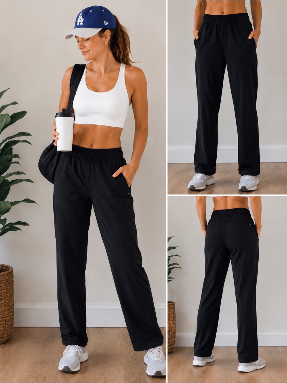 Vuori Miles Navy Straight-Leg Ankle Pants Sz S VW404